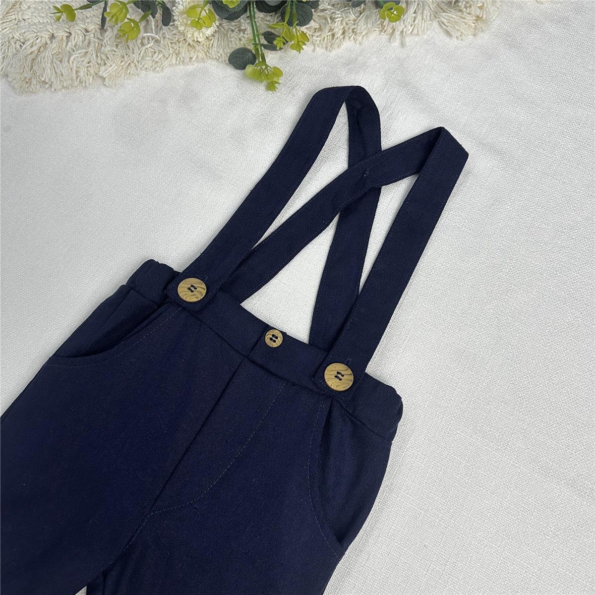 BERMUDA INFANTIL COM SUSPENSÓRIO AMANHECER