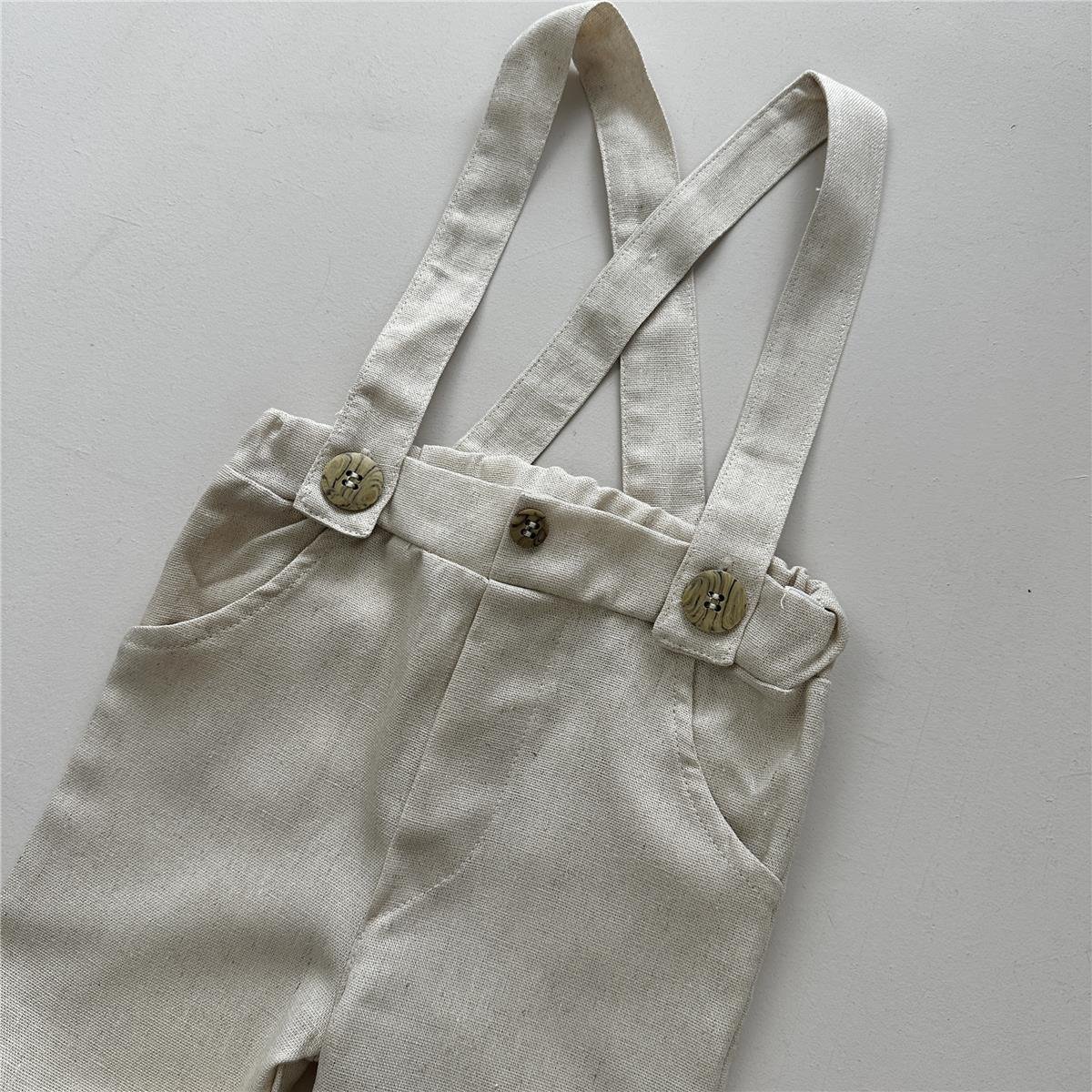 CALÇA COM SUSPENSÓRIO INFANTIL BURITI