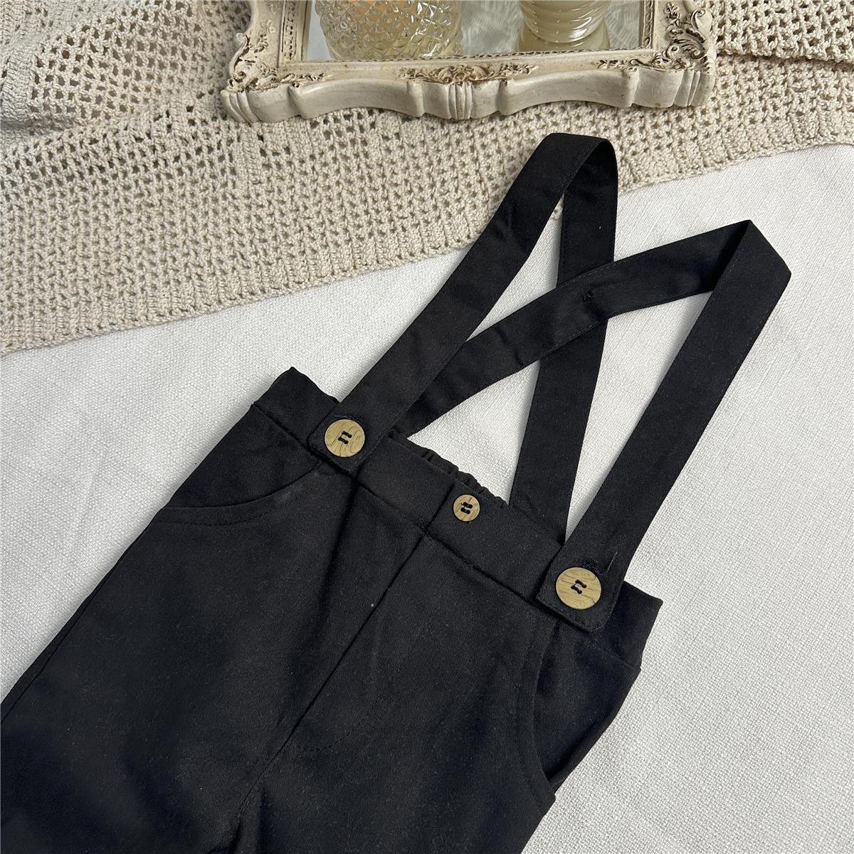 CALÇA COM SUSPENSÓRIO INFANTIL TOQUE DE ESPERANÇA