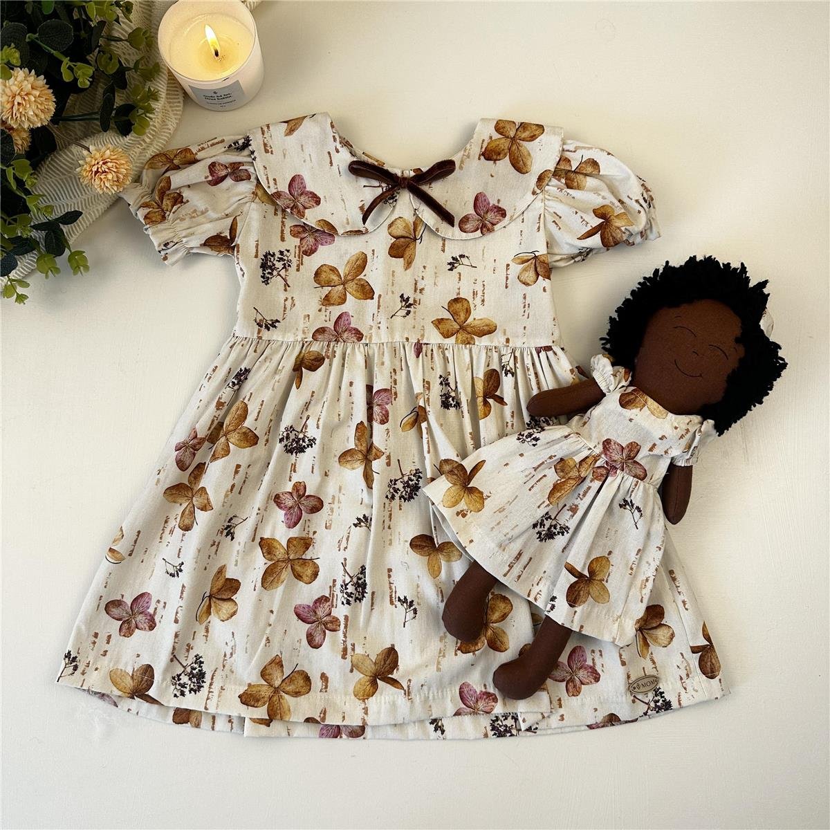 VESTIDO INFANTIL PROPÓSITO COM BONECA