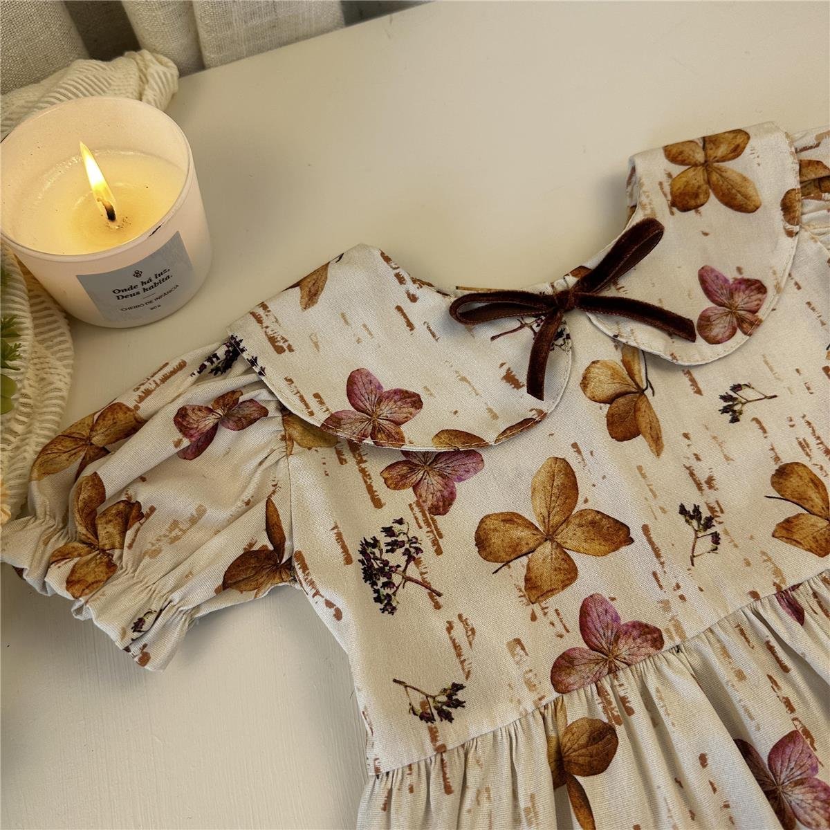 VESTIDO INFANTIL PROPÓSITO COM BONECA