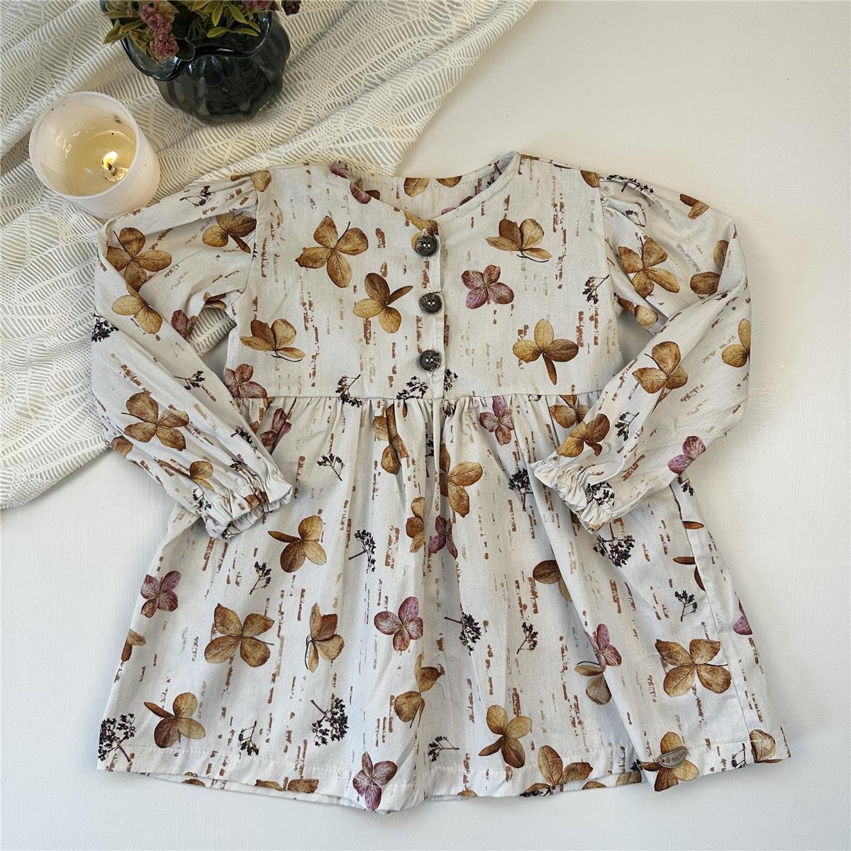 VESTIDO INFANTIL ALMA DOURADA