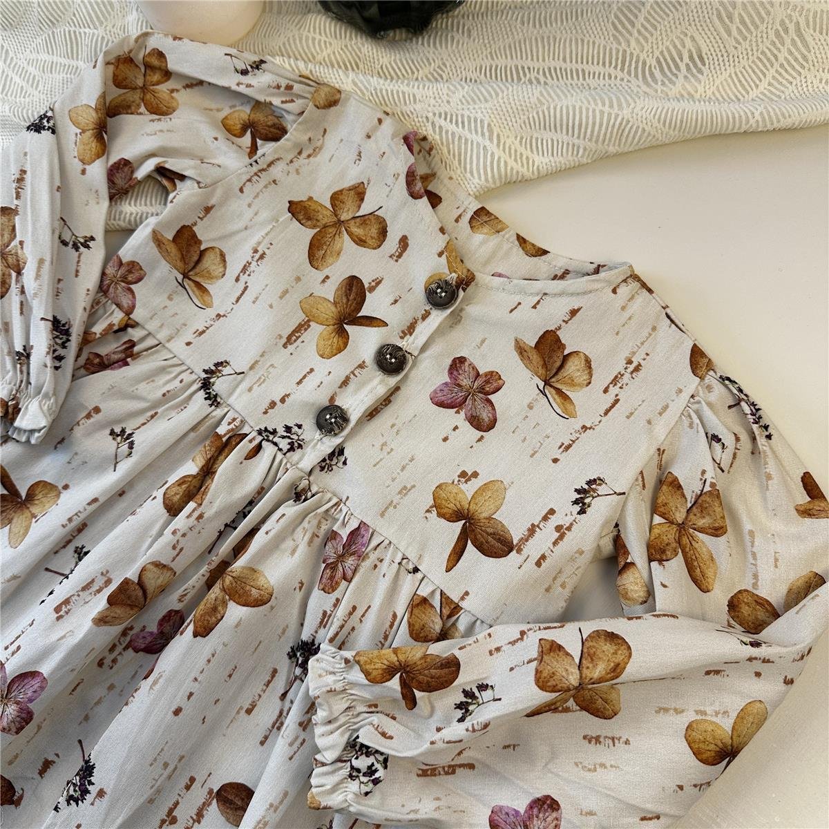 VESTIDO INFANTIL ALMA DOURADA