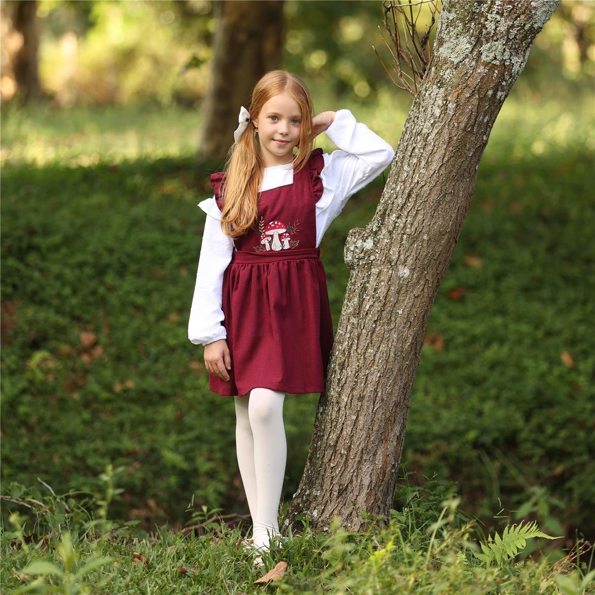 VESTIDO JARDINEIRA INFANTIL MAGIA