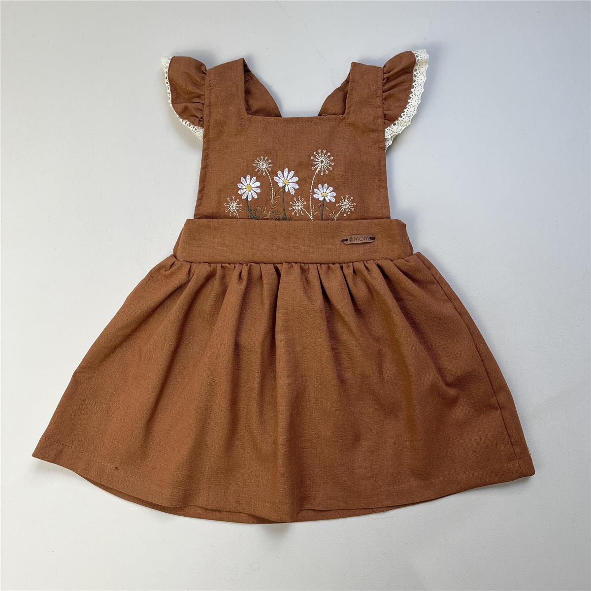 VESTIDO JARDINEIRA INFANTIL MARGARIDA