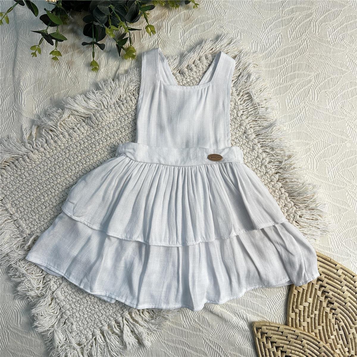 VESTIDO JARDINEIRA INFANTIL TULIPA