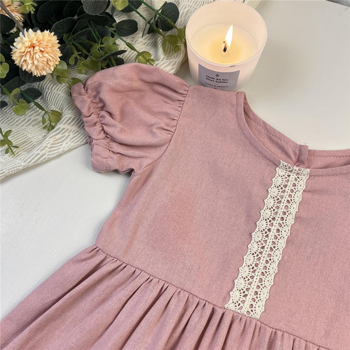 VESTIDO INFANTIL AMANHECER DA PAZ