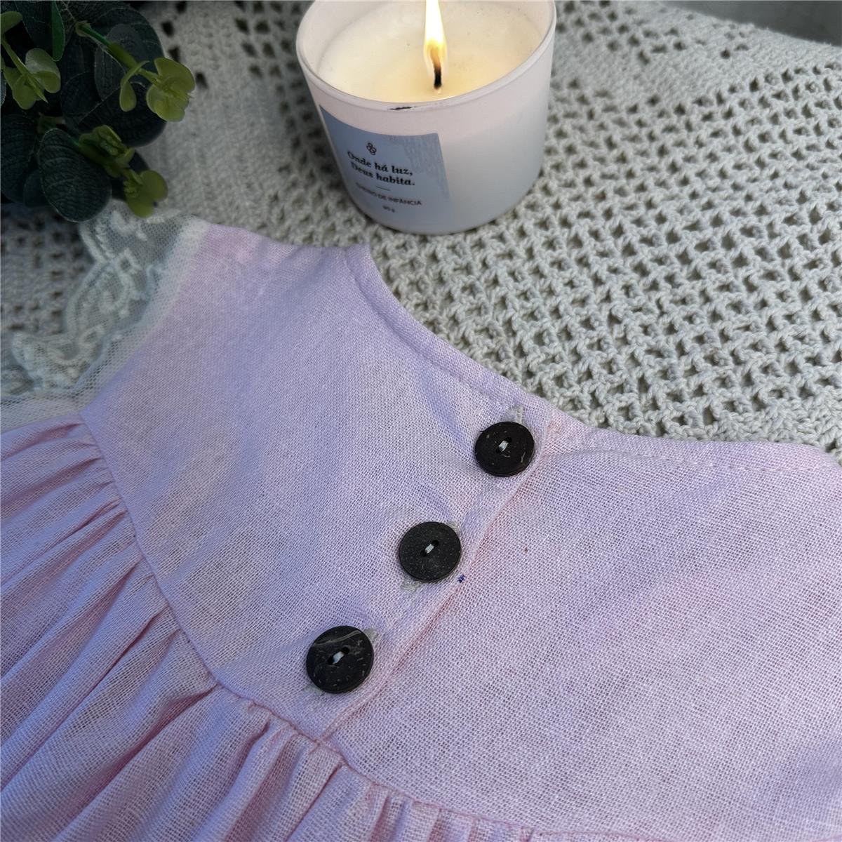 VESTIDO INFANTIL BRILHO DO CÉU