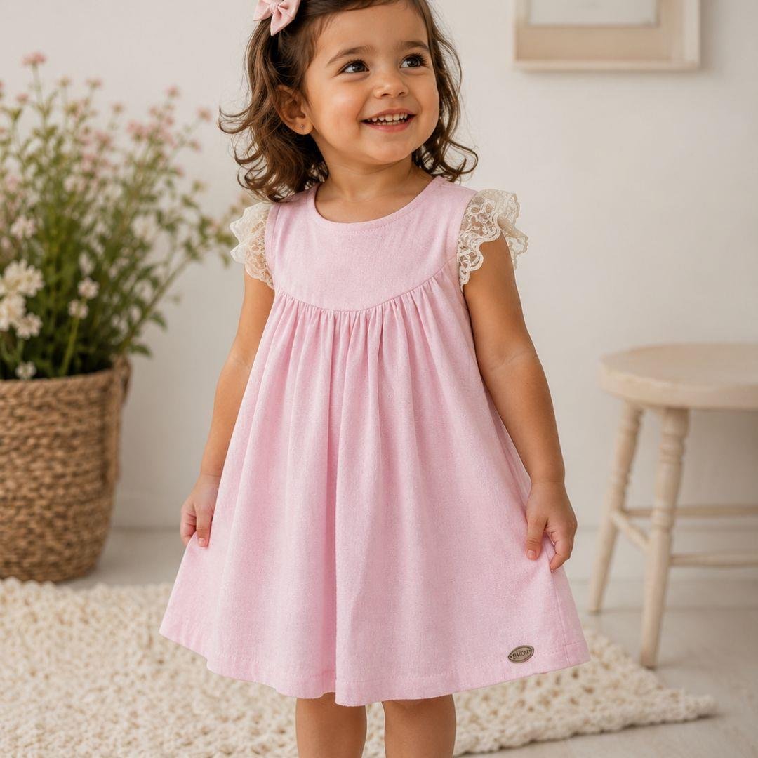 VESTIDO INFANTIL BRILHO DO CÉU