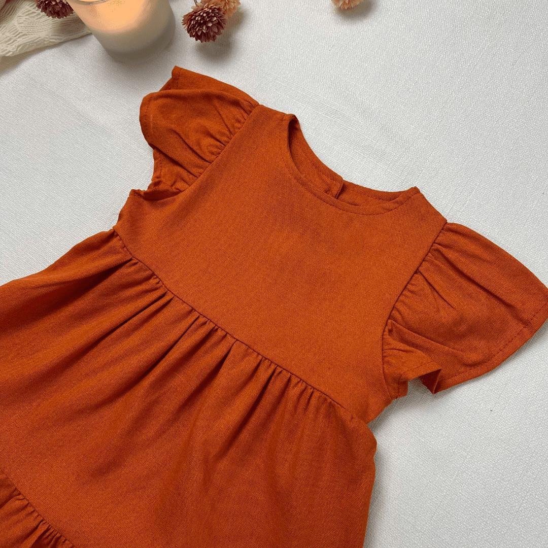 VESTIDO INFANTIL BRISA DOURADA