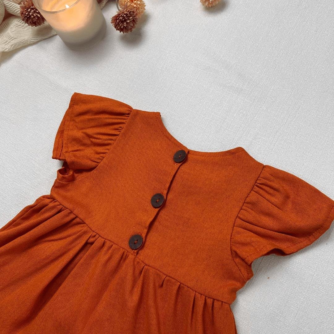 VESTIDO INFANTIL BRISA DOURADA