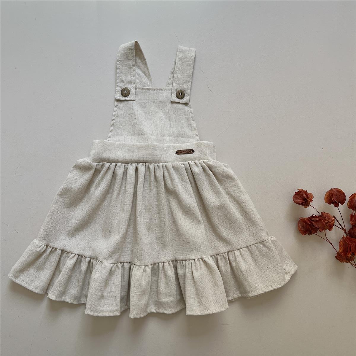 VESTIDO JARDINEIRA INFANTIL BENÇÃO