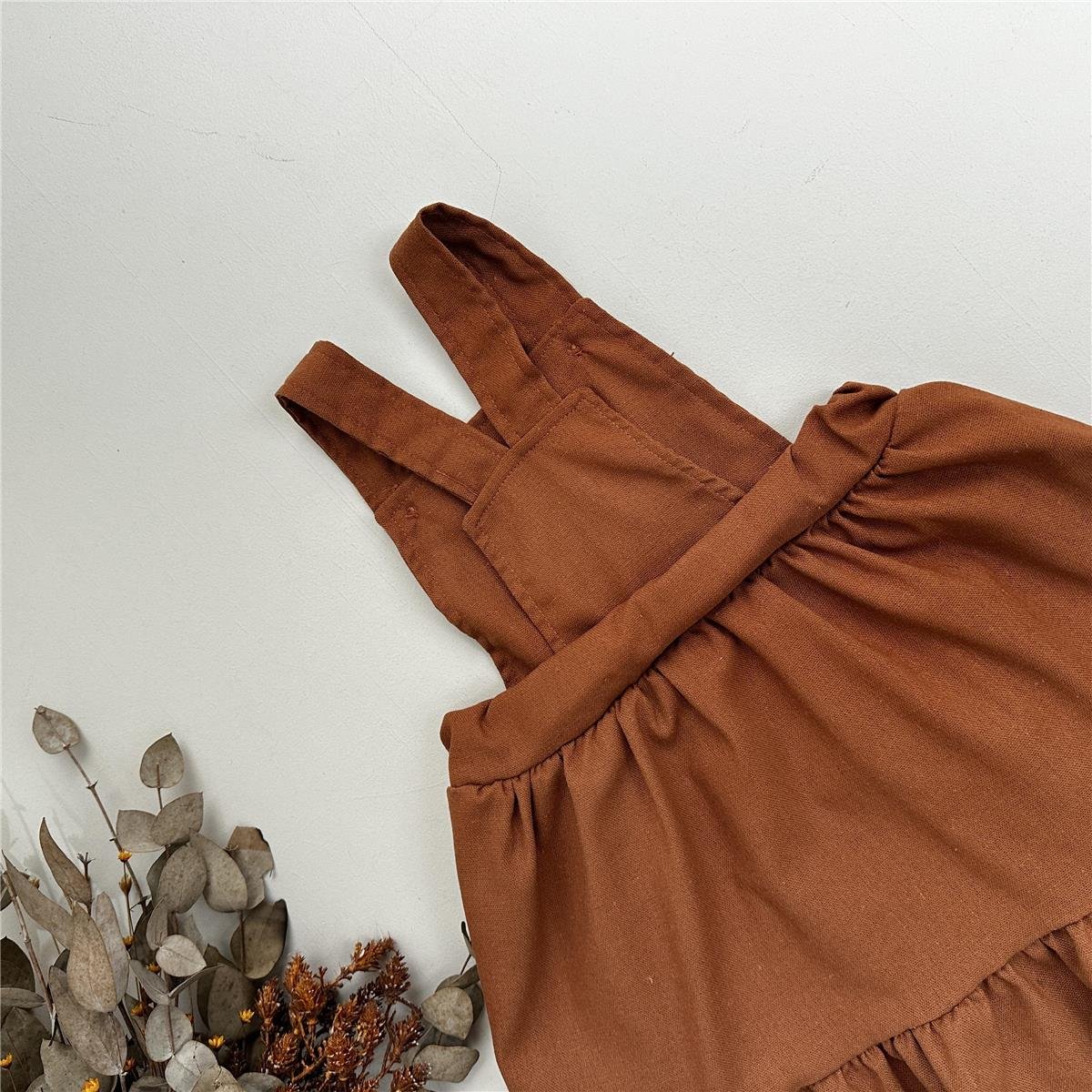 VESTIDO JARDINEIRA INFANTIL BENÇÃO