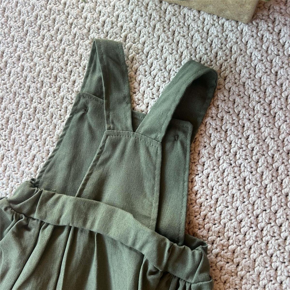 VESTIDO JARDINEIRA INFANTIL BENÇÃO