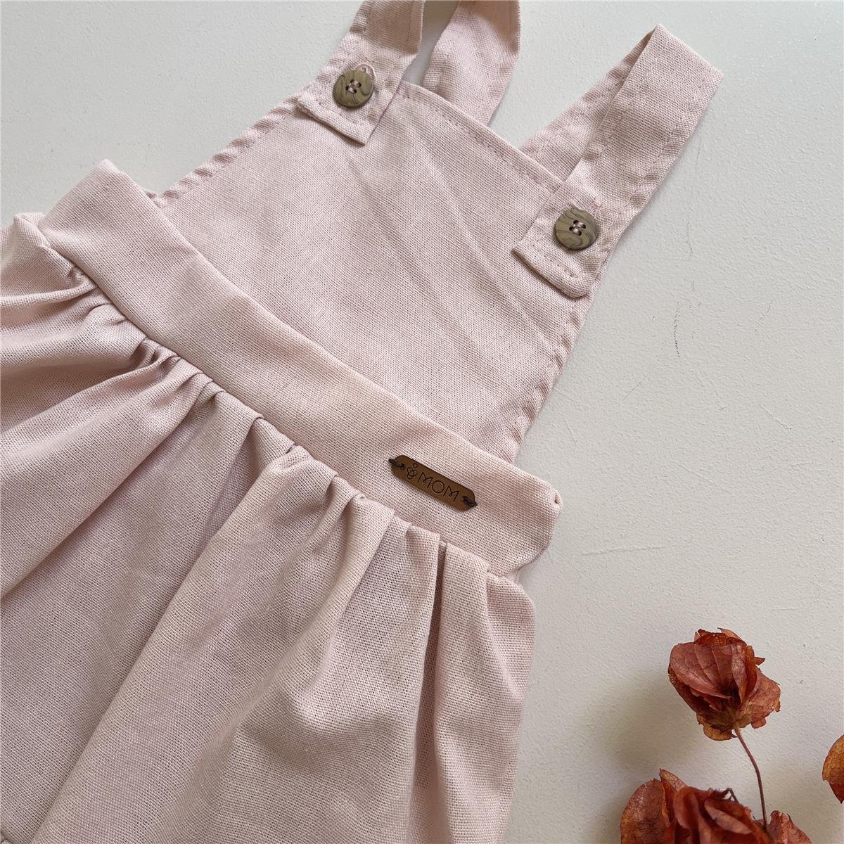 VESTIDO JARDINEIRA INFANTIL BENÇÃO