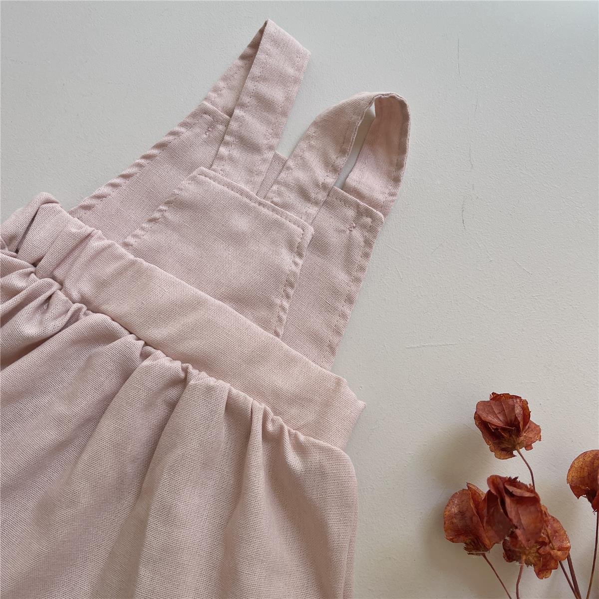 VESTIDO JARDINEIRA INFANTIL BENÇÃO