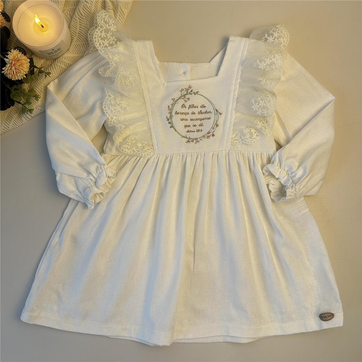 VESTIDO INFANTIL HERANÇA DO SENHOR