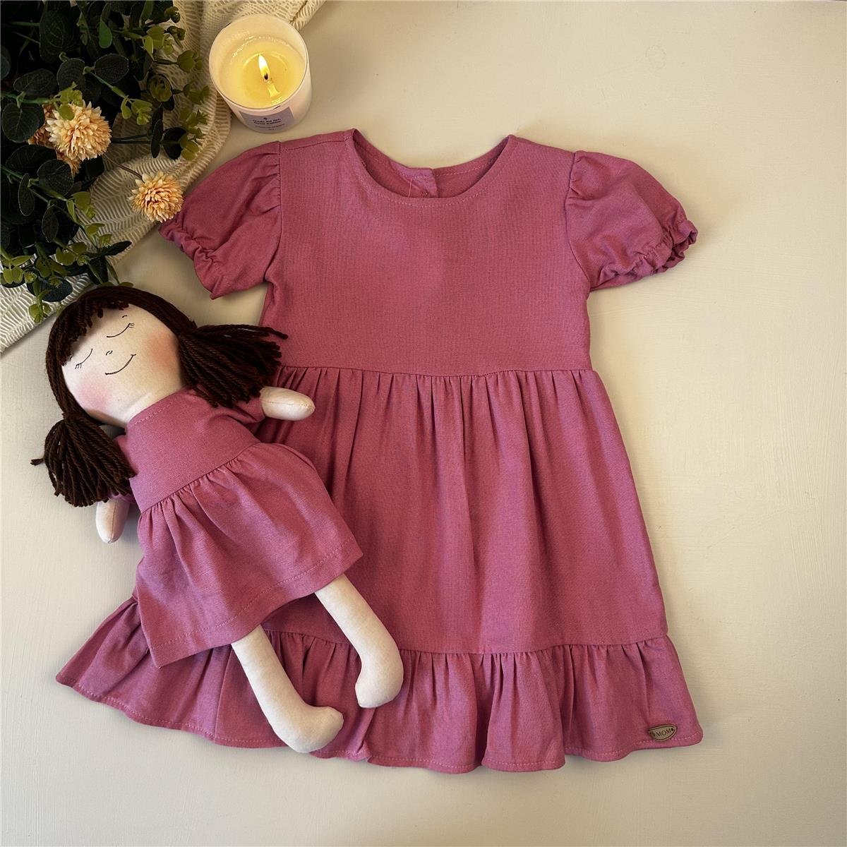 VESTIDO MELODIA DE VERÃO COM BONECA