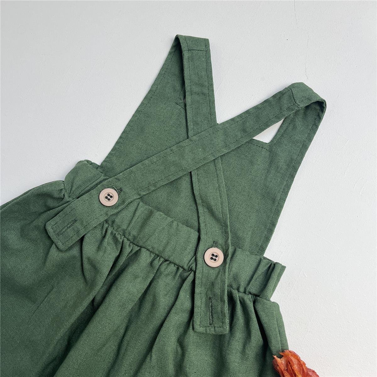 VESTIDO JARDINEIRA INFANTIL RENOVO