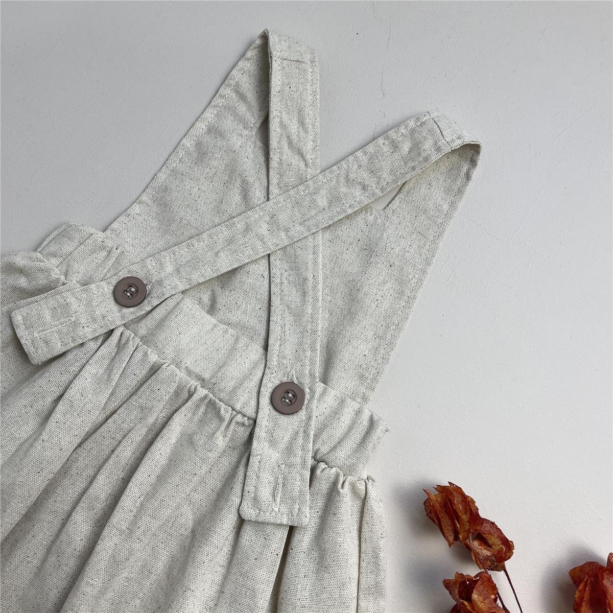 VESTIDO JARDINEIRA INFANTIL RENOVO