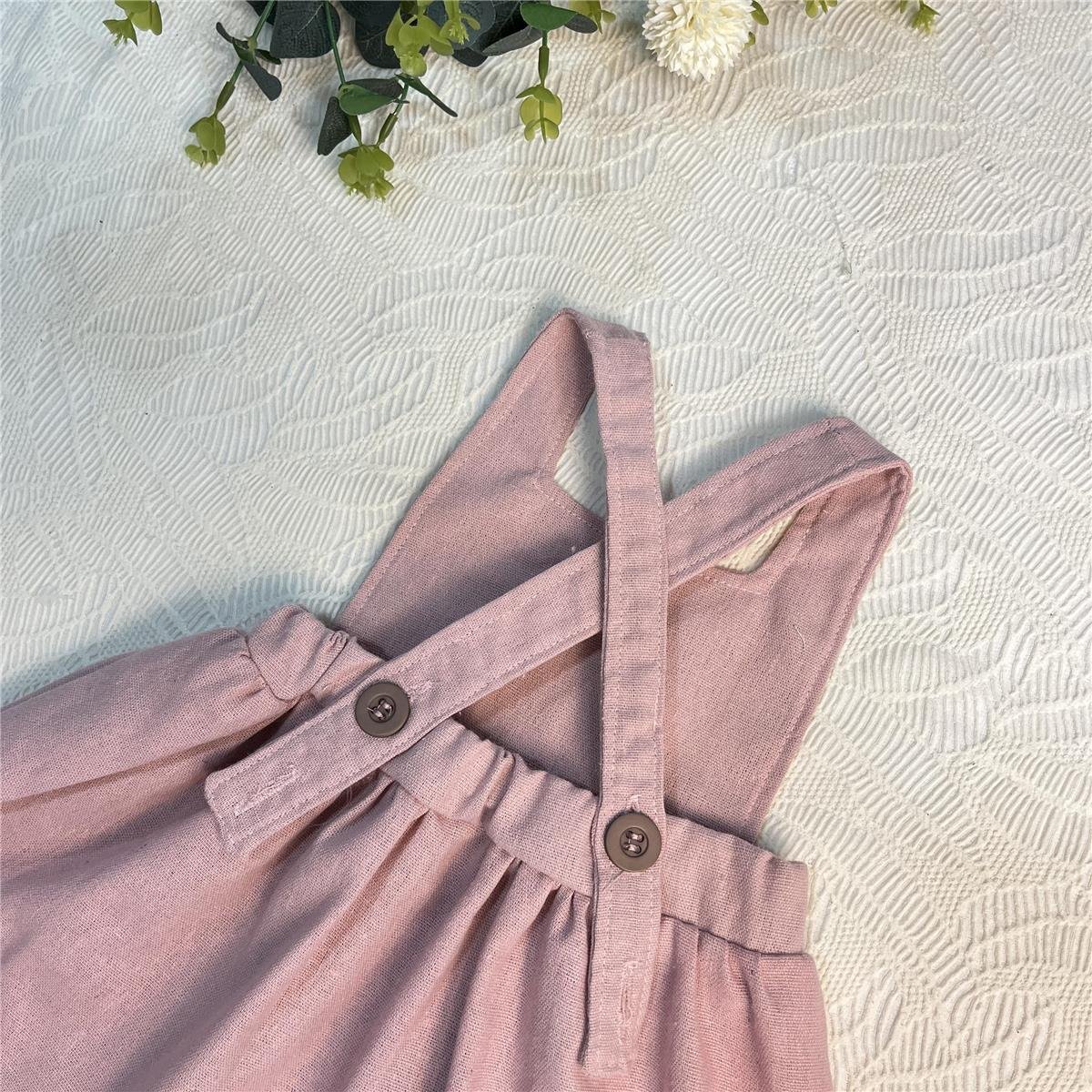 VESTIDO JARDINEIRA INFANTIL RENOVO