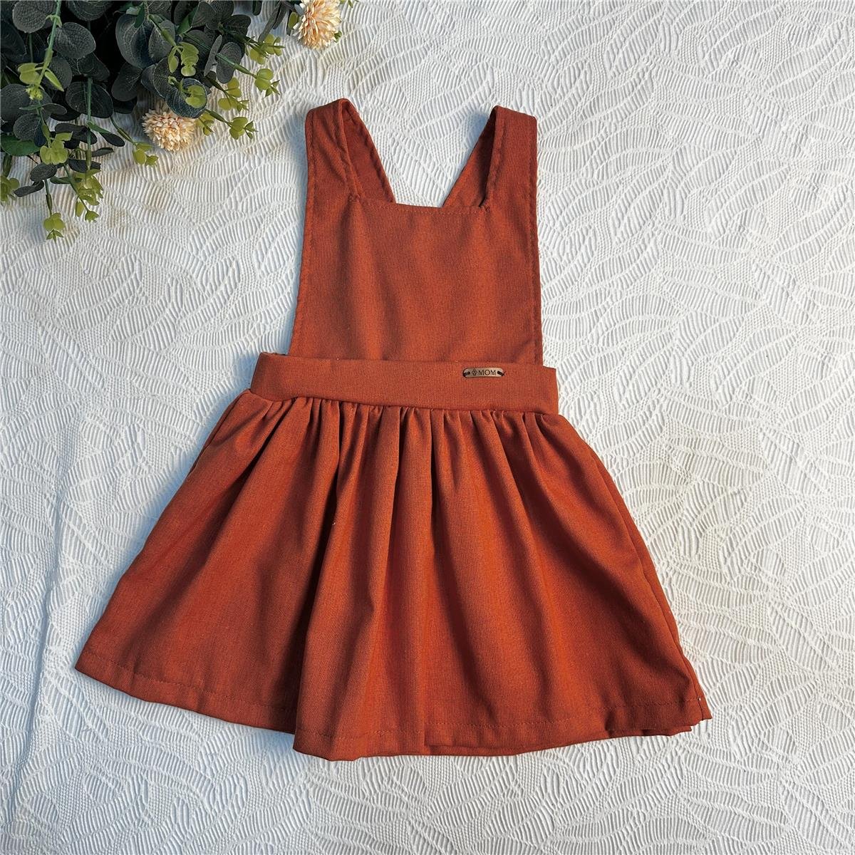 VESTIDO JARDINEIRA INFANTIL RENOVO