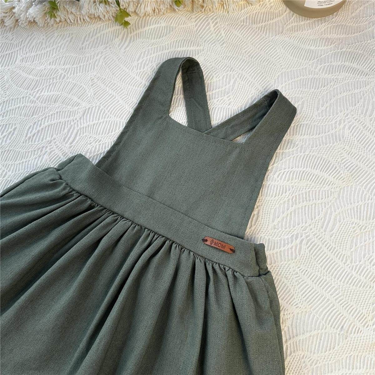 VESTIDO JARDINEIRA INFANTIL RENOVO