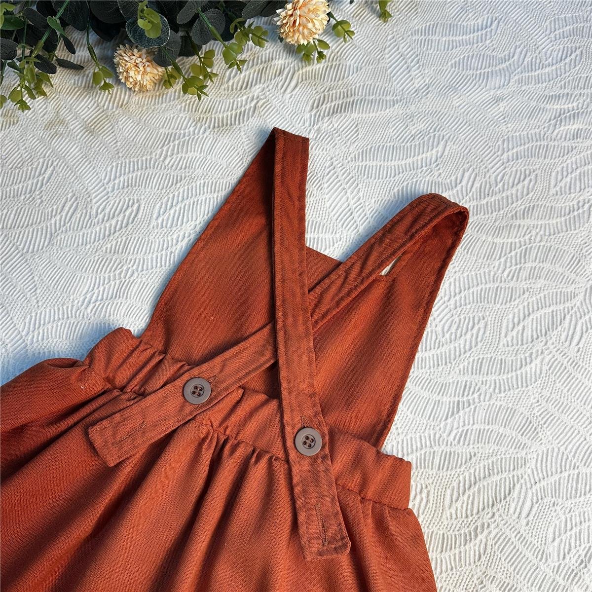 VESTIDO JARDINEIRA INFANTIL RENOVO