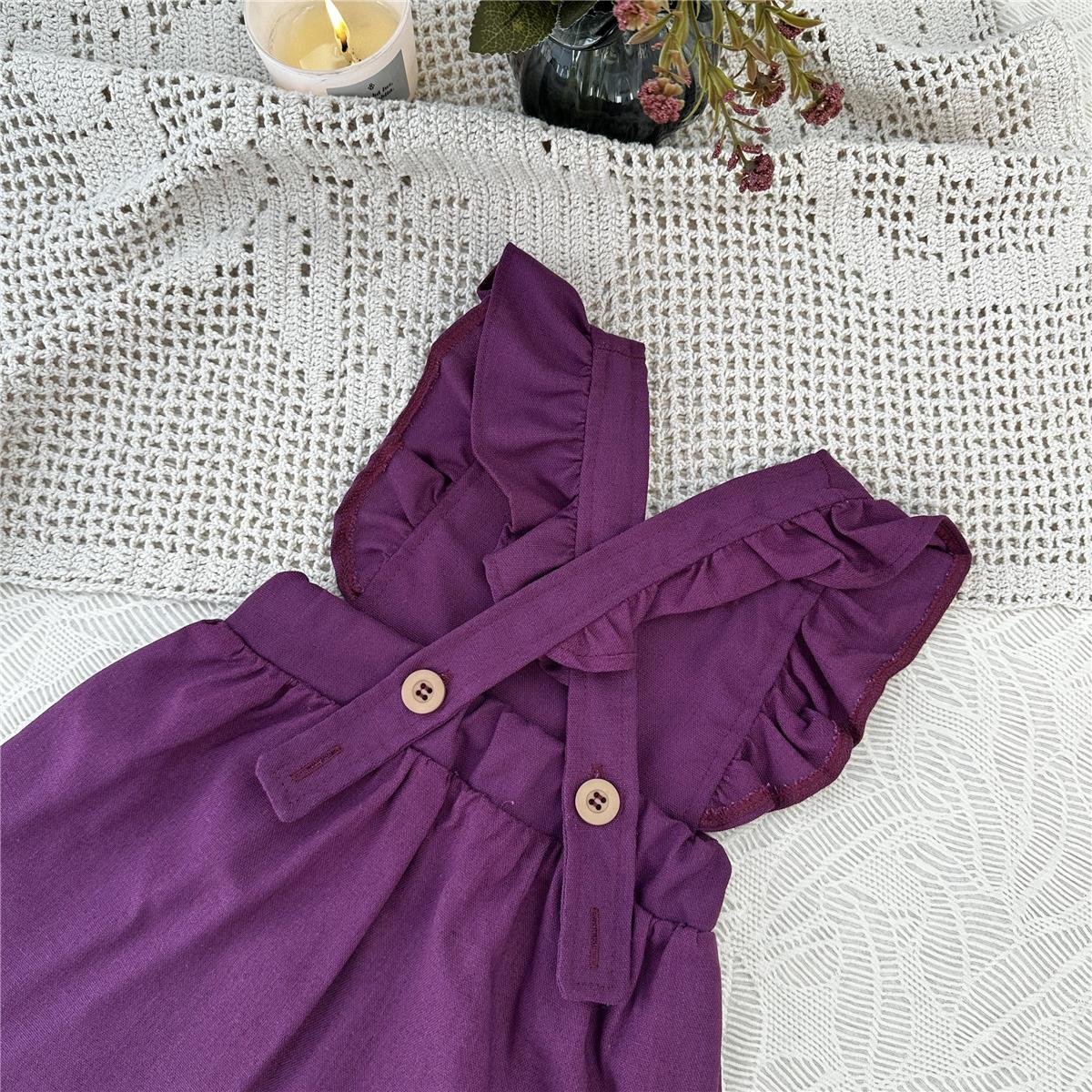 VESTIDO JARDINEIRA INFANTIL REFÚGIO
