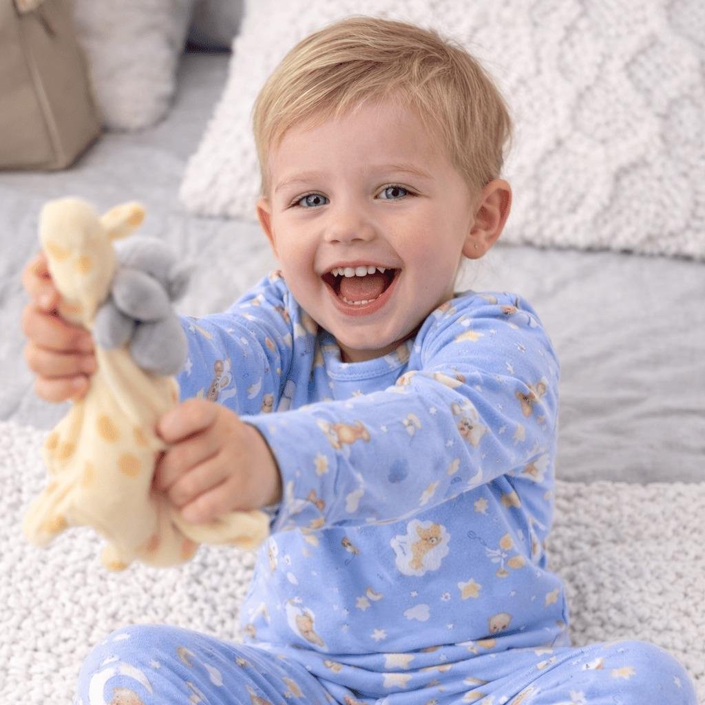 PIJAMA INFANTIL DE SUEDE ESTAMPADO
